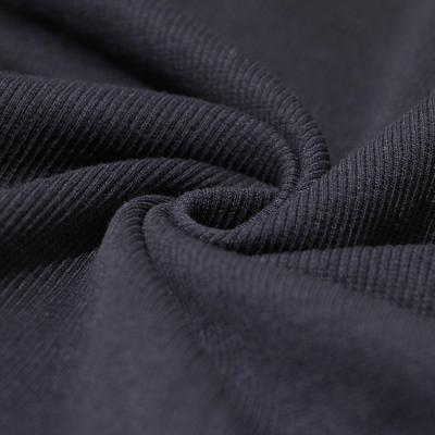 China Breathable High Quality Factory Promotion China Wholesale Design 100% Cotton New 1*1 Rib Fabric For Garment for sale