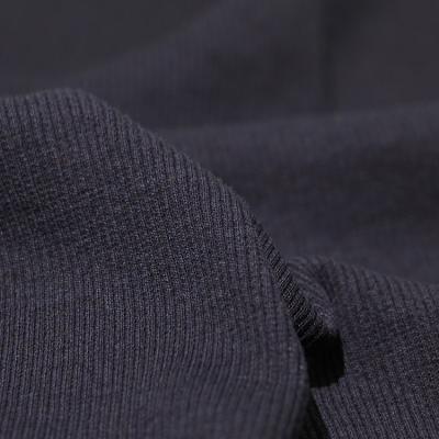 China Factory direct sale breathable indigo denim indigo dyed 2*2 rib fabric for cuff for sale