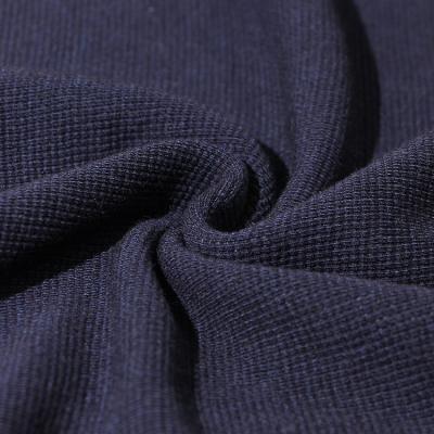 China Breathable hot selling 100% cotton waffle fabric by the meter for jeans hoodies for sale