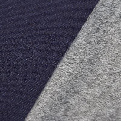 China China factory direct custom made high quality knitted soft denim fabric spandex velor fabric for jeans for sale