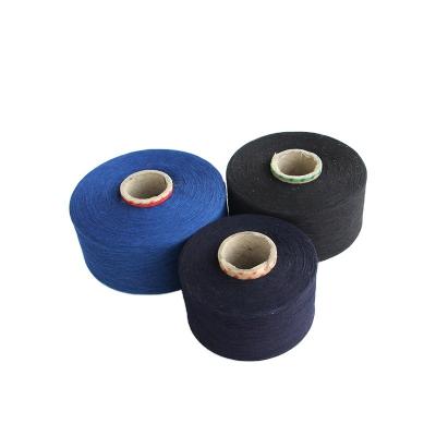 China Wholesale 100% Cotton Yarn Hot Selling Natural Pure Indigo Dyed Black Yarn For Knitting Denim for sale