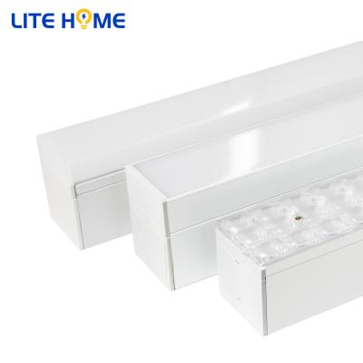 China 6063# Aluminum & PC Shenzhen Led Desk Light 8ft 80w Led Fixtures ODM OEM Hanging Linear Lighting No Flickering for sale