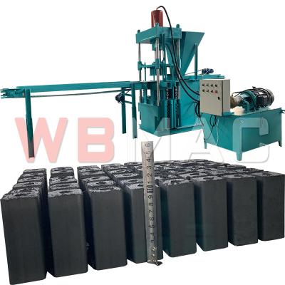 China Hydraulic Charcoal Rod Forming Machine High temperature Blue charcoal briquetting making machine for sale