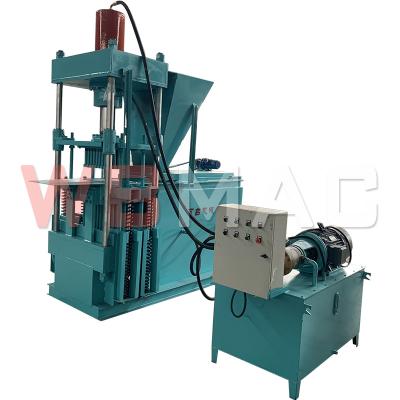 China High efficiency charcoal powder press machine hydraulic Blue charcoal briquette machine for sale