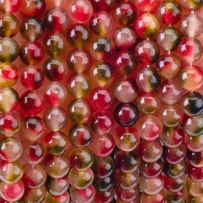 China 8mm Clear Flower Agate Stone Gemstone Healing Crystal Stone Beads For Jewelry Making for sale