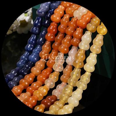 China Gourd Shape Beads Crystal Gemstone Vase Shape  Loose Bead Strands for DIY Jewelry Making for sale