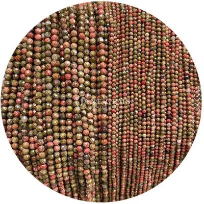 China Gems Bead Natural Crystal Faceted Round Shape Small Loose Bead Strands for Bracelets for sale