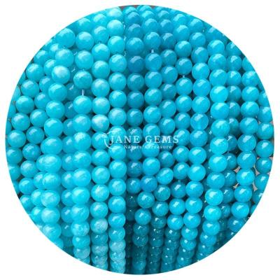 China Mixed Round Jades Chalcedony Stone Beads Healing Crystal Natural Stone Loose Beads DIY Jewelry Making for sale