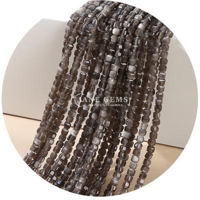 China Smooth Crystal Loose Bead Strand Silver Obsidian Tourmaline for DIY Crafts Making for sale