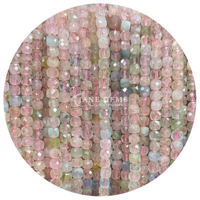 China Polished Smooth Loose Beads Faceted Sugar Cube For DIY Crafts Jewelry Making Gems Bead for sale