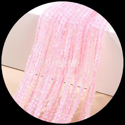 中国 多色 天然 ミニ キューブ スクウェア 宝石 数珠 ローズ クォーツ アパタイト DIY 腕輪 ネックレス イヤリング 宝石 製作 販売のため