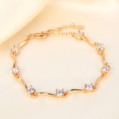 China Hip Hop Stock Jewelry Hip Hops Stainless Steel 18k Gold Plated U Chain Shaped Bracelet For Custom Pendant pulseras de mujer for sale