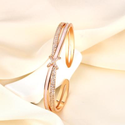 China Vintage High Quality Open Not Adjustable Minimalist Plain Gold Filled Ring Stainless Steel Split Rings for sale