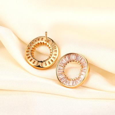 China BOHEMIA New Arrival Hot Style Fashion Design Personality Fashion Vintage Exaggerated Geometric Circular Hollow pendiente Earrings for sale