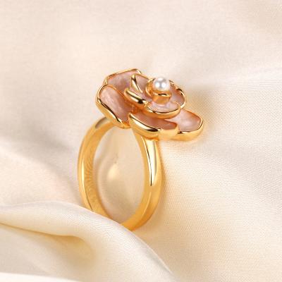 China Punk Best Selling Gold Plated Jewelry Flower Pattern Sterling Silver Adjustable Ring,Engagement Rings For Women for sale