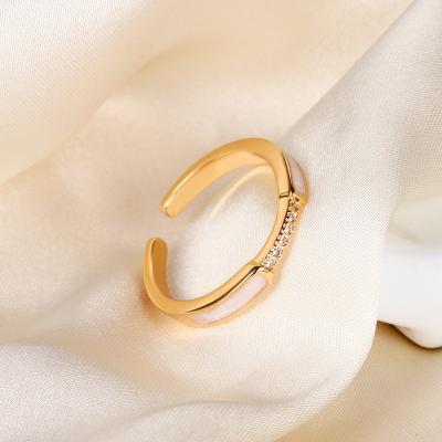 China Nickel-Free Dropshipping Supplier Dropship Product 2022  Gold Fine Jewelry Fashion Ring For Woman for sale