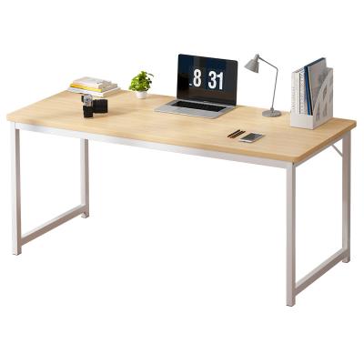 China Simple White Modern Metal Steel Modern Home Work Table Office Computer Table Modular Wooden Desk for sale