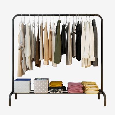 China Wholesale Single Pole Fashion Factory Floor Type Single Household Clothes Rack Drying Rack for sale