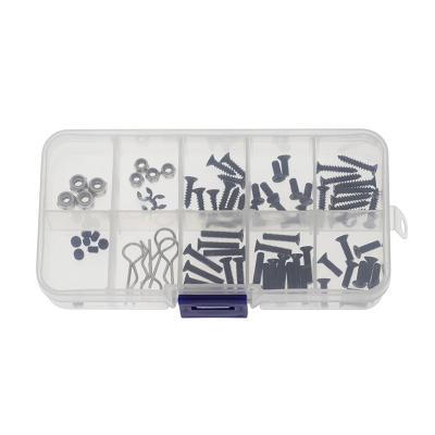 China 84PCS RC Hobby RC Model Toy Car Repair Screw Set 94123 Remote Control Screw Box for sale