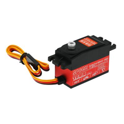 China RC Hobby SPG3418LV-180 18kg Metal Gear Digital Coreless Servo for RC Car RC Robot Remote Control Boat for sale