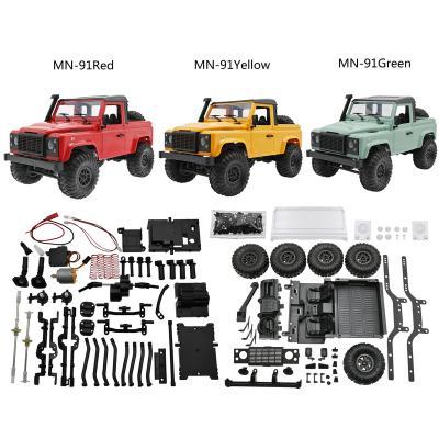 China RC Hobby Kit MN-91k 1/12 RC Crawler Military Vehicle Model Remote Control Truck 2.4G 4WD Remote Control Off-Road Toy for sale