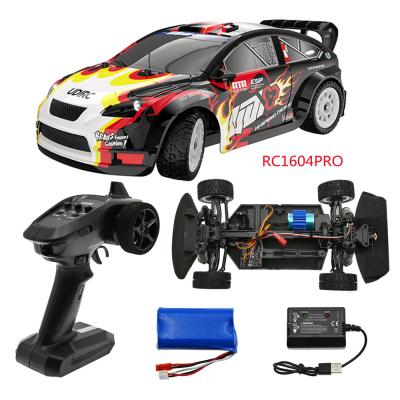 China RC Hobby 1:16 2.4G 4WD RC Racing Car RC1604PRO Rally Vehicle Road Stunt Car Radio Gifts Toys RTR Control Model for sale