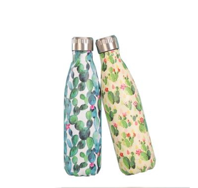 China Sustainable Cola Shaped Stainless Steel Vacuum Flask Drink Bottle Insulated Bottles for sale