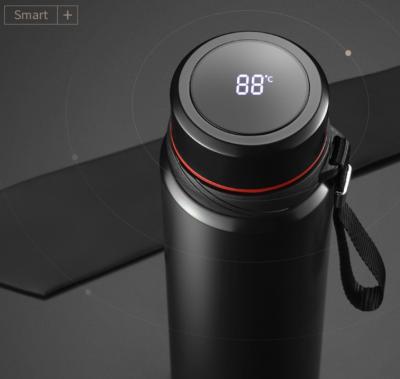 China PORTABLE Custom Eco Friendly Digital Vacuum Stainless Steel Thermos Led Thermos Smart Temperature Display for sale