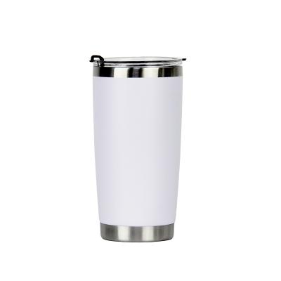 China Sustainable Stainless Steel 20OZ Tumbler BPA Free Double Wall Insulated 304 Stainless Steel Tumbler Cups Bulk for sale