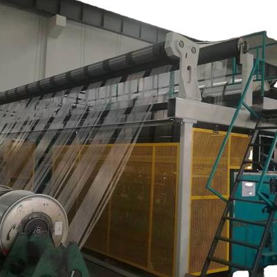 China Warp AS RSMSUS PVC Cable And Banner Biaxial Raschel Weft Insertion Warp Knitting Machine for sale