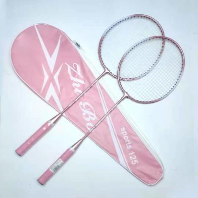 中国 wholesale New style different colors customized logo high quality full carbon graphite badminton racket racquet 販売のため