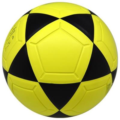 China Yellow red blue green pvc synthetic leather Foot Ball Size 5 Football soccer Ball for sale