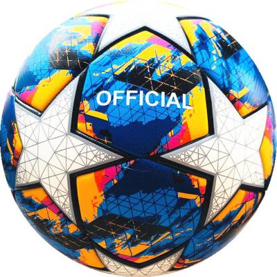 中国 New Professional thermal bonding Soccer Balls Size 5 Custom PU Leather Match Football 販売のため