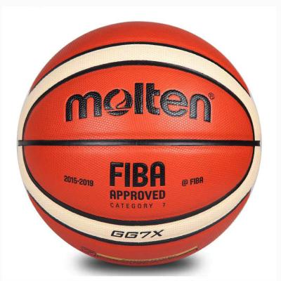 China Wholesales price leather Basketball Molten custom logo indoor Basketball GG7X ball Te koop