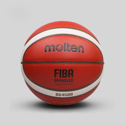 China Wholesales price leather Basketball Molten custom logo indoor Basketball BG4500 ball Te koop