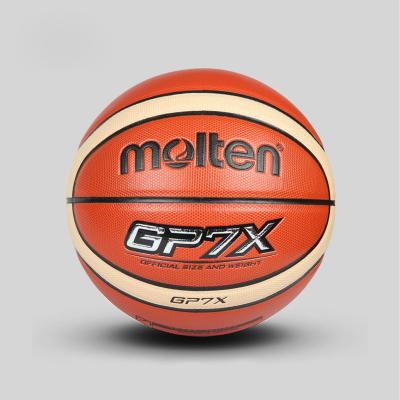 China Wholesales price leather Basketball Molten custom logo indoor Basketball GG7X ball Te koop