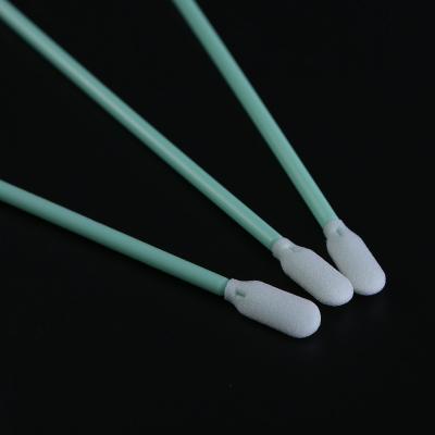 China Alcohol Printer Printhead Cleaning Rectangle Head Cleanroom Polyester Swab Resistant for sale