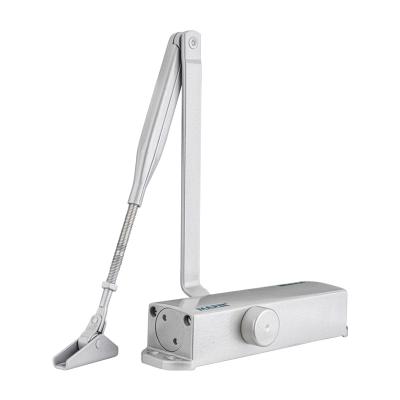 China Modern Factory Price 180 Degree Wooden Door Closer Hydraulic Aluminum Automatic Swing Door Closer for sale