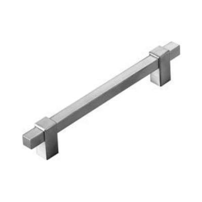 China Modern Square Furniture Hardware Stainless Steel Tube Pull Handle for sale