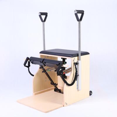 China High Quality Durable 2021Factory Supply Fitness Pilates Reformer Yoga Equipment Yoga Equipment Step Chair From China for sale