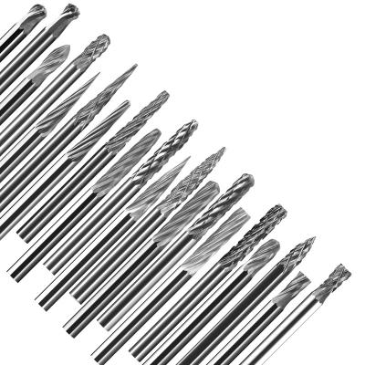 China 20Pcs Metal Tungsten Carbide Burrs Set 1/8