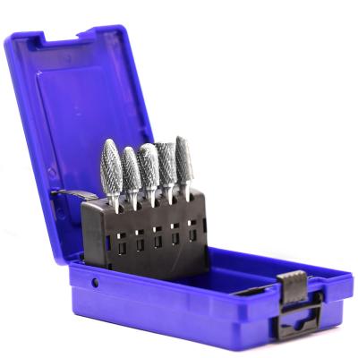 China Factory Price Metal Customized Solid Tungsten Carbide Burr Bit Set Rotary File for Metal Woodworking Machine Tool Part Drill Kit for sale