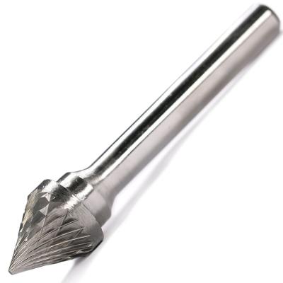 China Carbide Burrs File Rotary Double Drilling J Type Cut 6mm 1/4