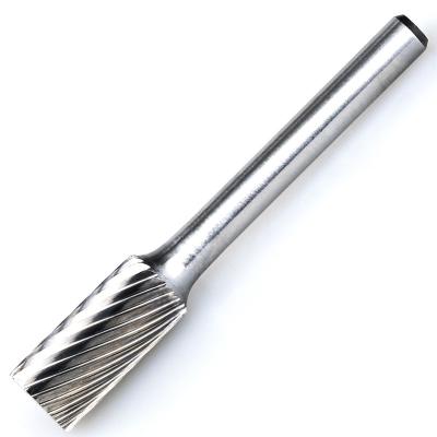 China 6mm Shank Wooden Carbide Burr Single Cut Wood Working Carving Rotary Carbide File for Wood Metal Engraving Burr Bits Tool for sale