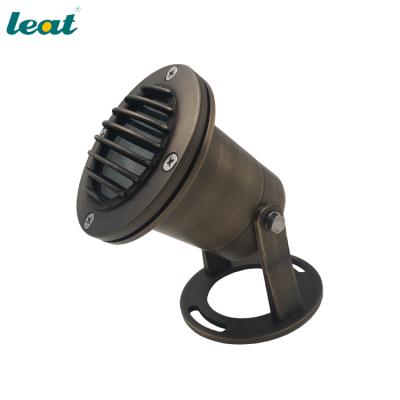 China LANDSCAPE High Grade Soild Bronze Led Pool Lights Underwater Light With MR16 Lamp Holder for sale