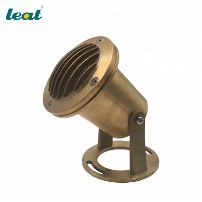 China IP68 DC12V Adjustable Solid Brass Garden Pond Underwater Light for sale