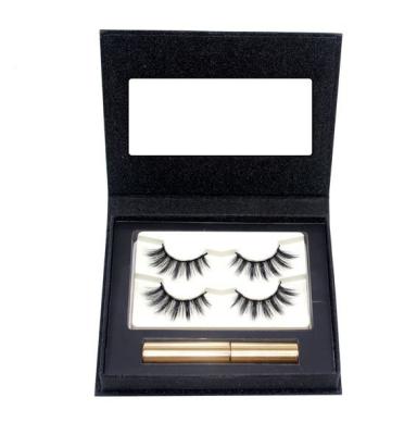 China Naturally Thin Thick High Grade Memory Fiber Chemical Fiber Magnetic False Eyelashes for sale