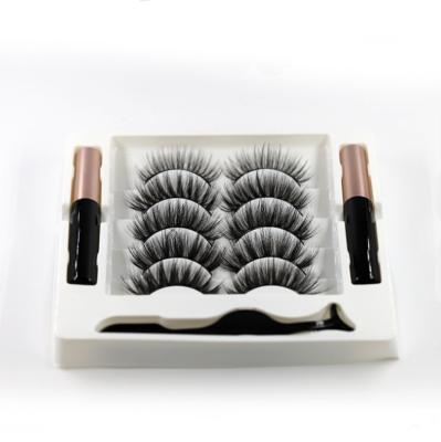 China 3d Mink Natural Soft Natural False Eyelashes Vendor Handmade Fluffy Lashes for sale