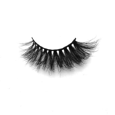 China Hot Selling Long Style 100% Real Eyelet Pull Mink Lashes 25 Mm 3d Mink Eyelash With Magnetic Box for sale