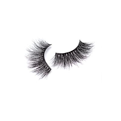 China Length Natural Super Quality Custom Hand Made Mink Logo Private Lashes Fake 18mm Mink Eyelashes for sale